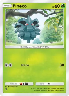 Pokémon-Karte Pineco 020/161