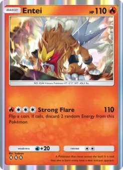 Pokémon-Karte Entei 033/161