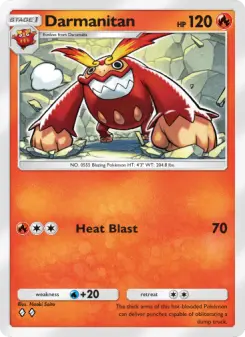Pokémon-Karte Darmanitan 036/161