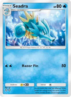 Pokémon-Karte Seadra 042/161