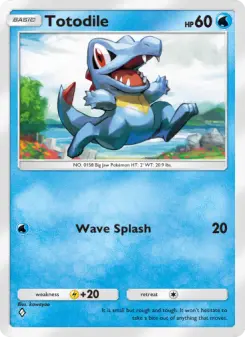 Pokémon-Karte Totodile 046/161