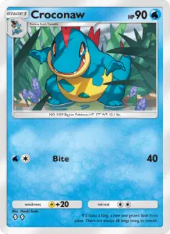 Pokémon-Karte Croconaw 047/161