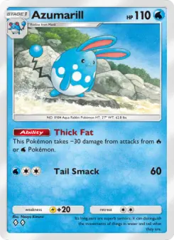 Pokémon-Karte Azumarill 050/161