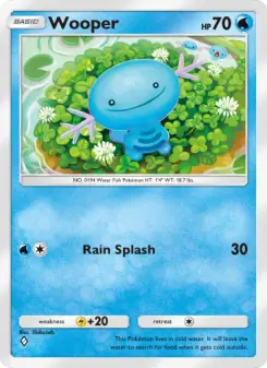 Pokémon-Karte Wooper 051/161
