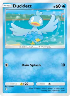 Pokémon-Karte Ducklett 062/161