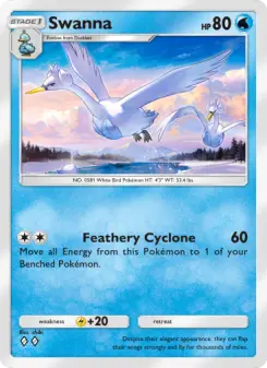 Pokémon-Karte Swanna 063/161