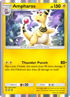 Pokémon-Karte Ampharos 069/161