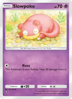 Pokémon-Karte Slowpoke 073/161