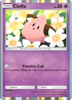 Pokémon-Karte Cleffa 077/161