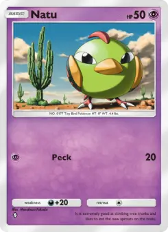 Pokémon-Karte Natu 081/161