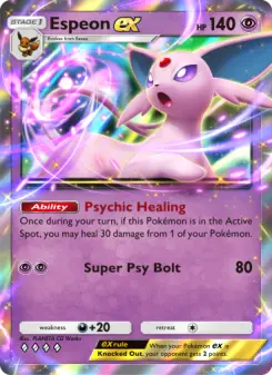 Pokémon-Karte Espeon ex 083/161