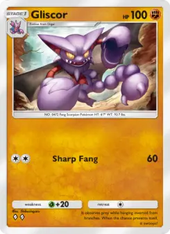 Pokémon-Karte Gliscor 095/161