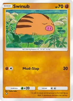 Pokémon-Karte Swinub 096/161