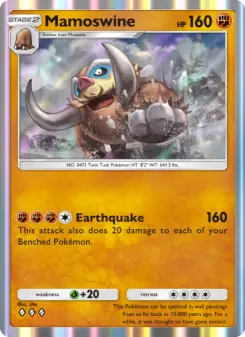Pokémon-Karte Mamoswine 098/161