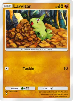 Pokémon-Karte Larvitar 103/161