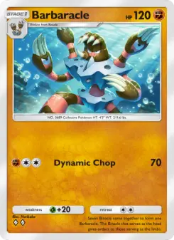 Pokémon-Karte Barbaracle 106/161