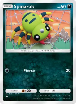 Pokémon-Karte Spinarak 110/161