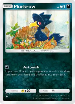 Pokémon-Karte Murkrow 113/161