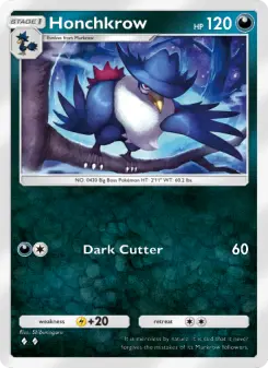 Pokémon-Karte Honchkrow 114/161