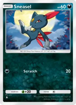 Pokémon-Karte Sneasel 115/161