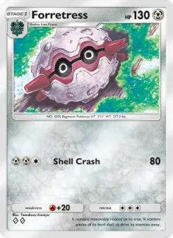 Pokémon-Karte Forretress 121/161