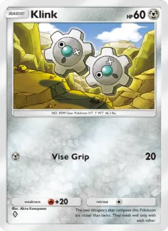 Pokémon-Karte Klink 126/161