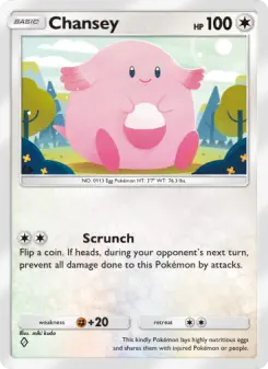 Pokémon-Karte Chansey 131/161