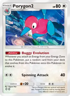 Pokémon-Karte Porygon2 136/161