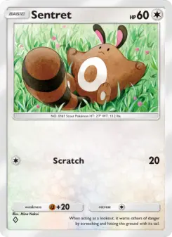 Pokémon-Karte Sentret 138/161