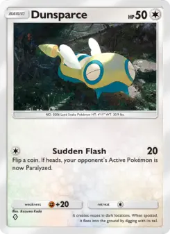 Pokémon-Karte Dunsparce 144/161