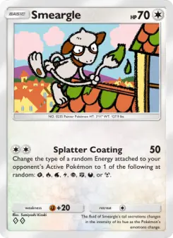 Pokémon-Karte Smeargle 148/161