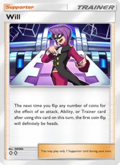 Pokémon-Karte Will 156/161