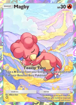 Pokémon-Karte Magby 166/161