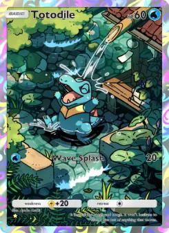 Pokémon-Karte Totodile 167/161