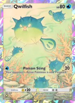 Pokémon-Karte Qwilfish 168/161