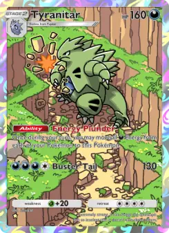 Pokémon-Karte Tyranitar 179/161