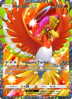 Pokémon-Karte Ho-Oh ex 187/161