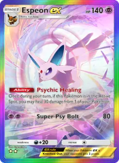 Pokémon-Karte Espeon ex 205/161