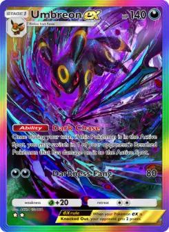 Pokémon-Karte Umbreon ex 208/161