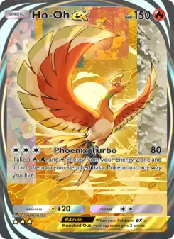 Pokémon-Karte Ho-Oh ex 210/161