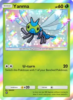 Pokémon-Karte Yanma 212/161