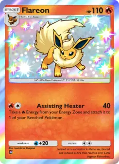 Pokémon-Karte Flareon 213/161