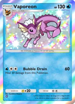 Pokémon-Karte Vaporeon 216/161