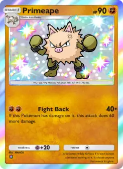 Pokémon-Karte Primeape 222/161