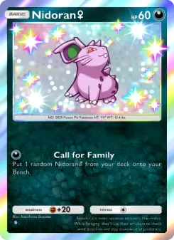 Pokémon-Karte Nidoran♀ 223/161