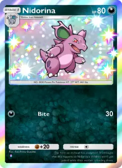 Pokémon-Karte Nidorina 224/161