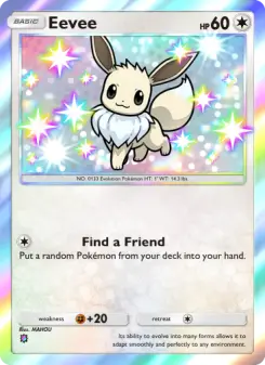 Pokémon-Karte Eevee 231/161