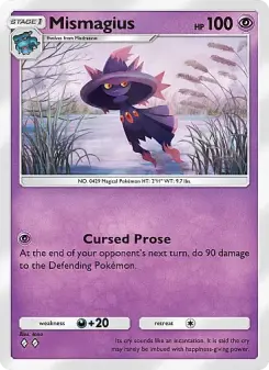 Pokémon-Karte Mismagius 033/071