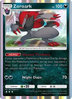 Pokémon-Karte Zoroark 050/071