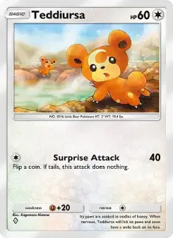 Pokémon-Karte Teddiursa 060/071